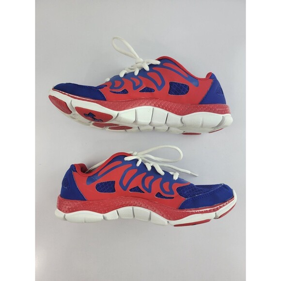 Under Armor Micro G Pulse Women's 6y Blue Red Athletic Running Shoes - Picture 7 of 10